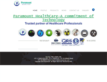 Tablet Screenshot of paramountuae.com
